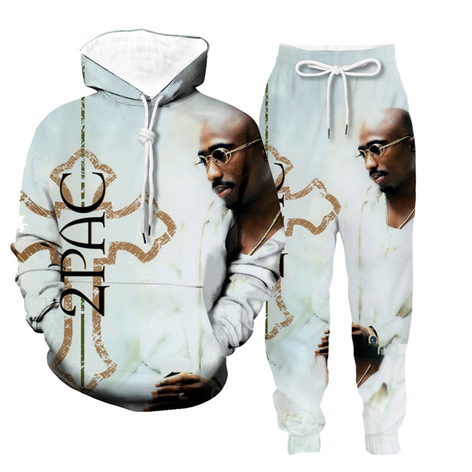 Men's Hoodies Hip Hop 2PAC Sweatshirts Printed Gangsta Rap Streetwear Pants, Black
Men's Hoodies Hip Hop 2PAC Sweatshirts Printed Gangsta Rap Streetwear Pants, Black
