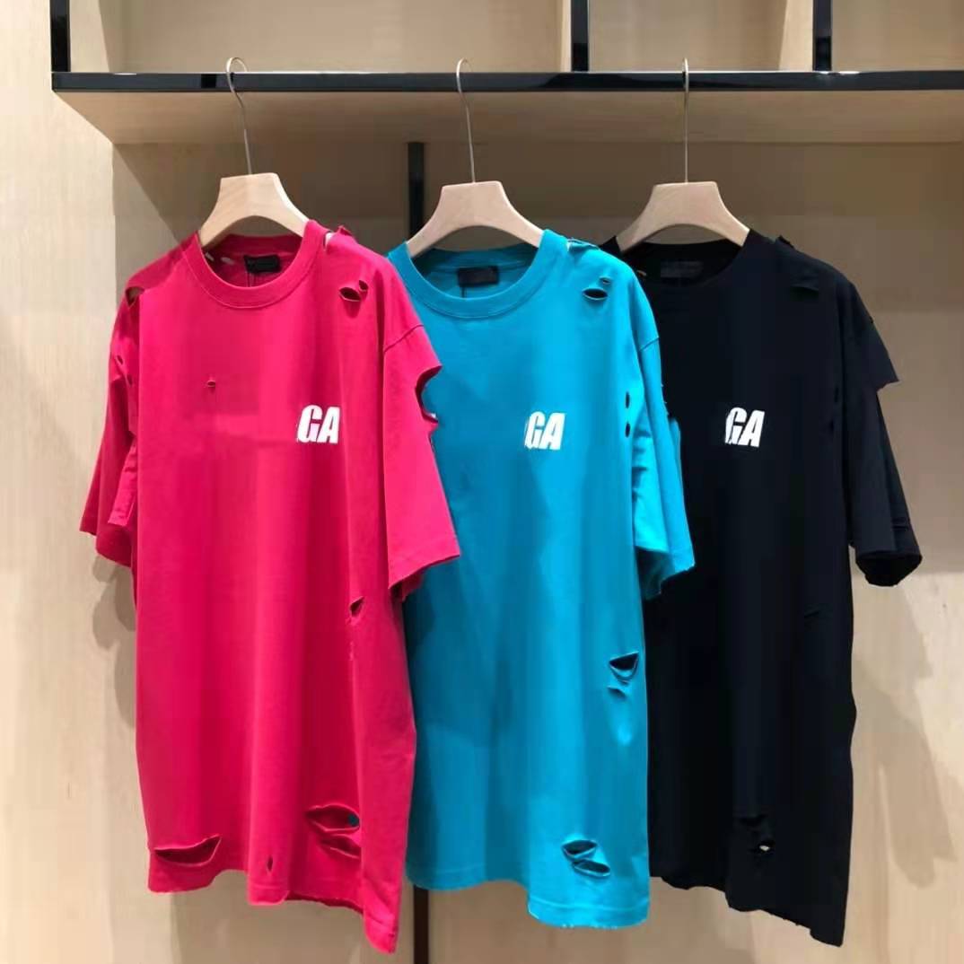 21SS Summer spring fashion Men Women High Street tshirt The crack hole short Sleeve tee Breathable Paris T shirts, White;black
21SS Summer spring fashion Men Women High Street tshirt The crack hole short Sleeve tee Breathable Paris T shirts, White;black