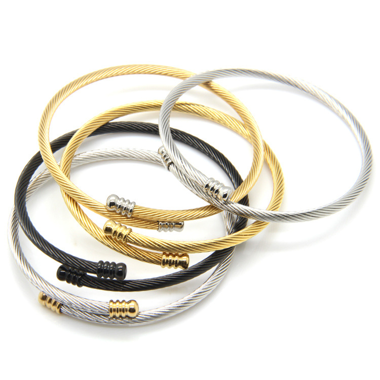 european and american fashion jewelry bracelet women simple fashion bangle jewelry titanium steel bracelet men bracelet, Black
european and american fashion jewelry bracelet women simple fashion bangle jewelry titanium steel bracelet men bracelet, Black
