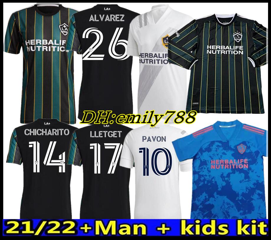 2021 2022 NEW LA Galaxy soccer jerseys Los Angeles Galaxy ALVAREZ ANTUNA LLETGET STERES POLENTA football shirts 21/22 HOME AWAY blue white, Black;yellow
2021 2022 NEW LA Galaxy soccer jerseys Los Angeles Galaxy ALVAREZ ANTUNA LLETGET STERES POLENTA football shirts 21/22 HOME AWAY blue white, Black;yellow
