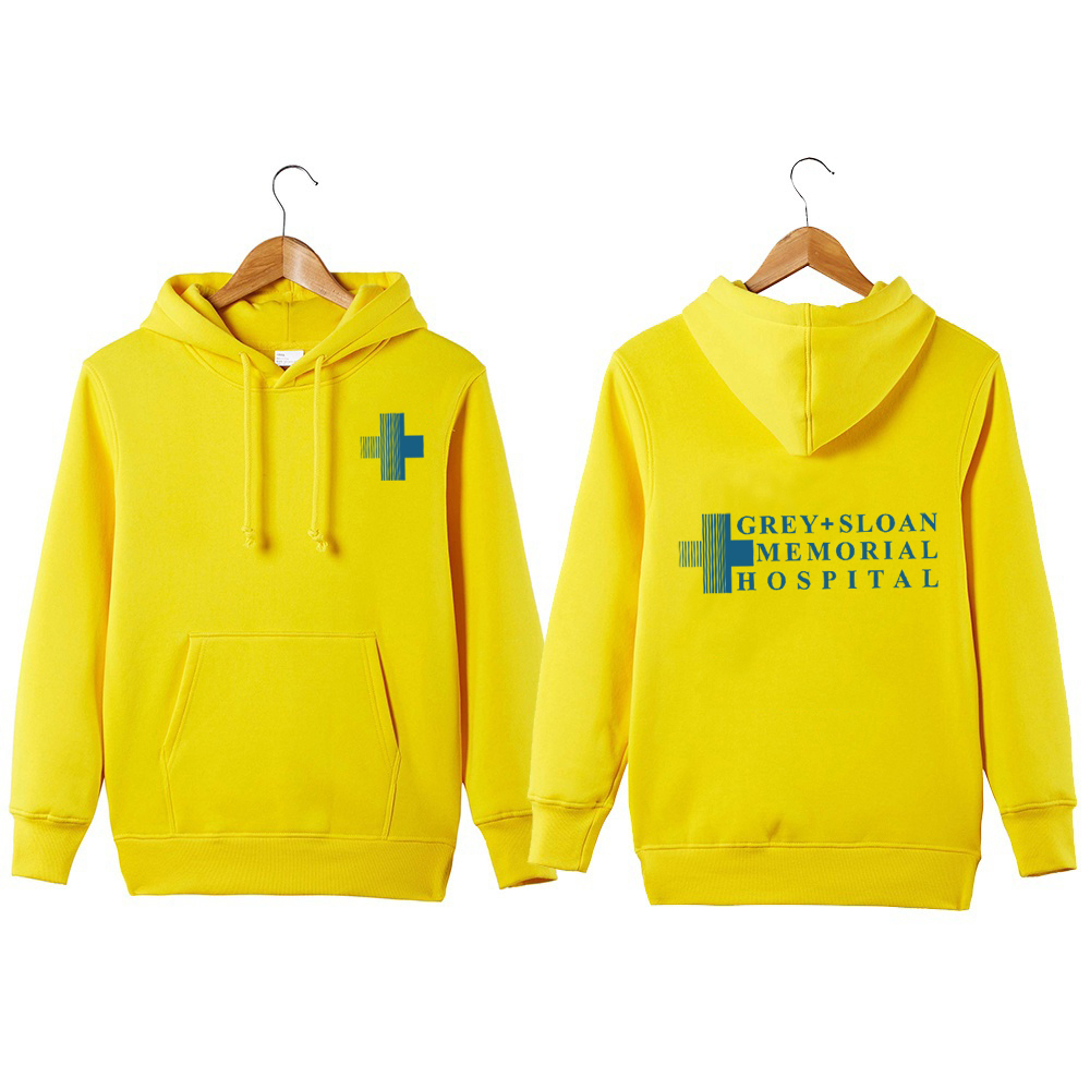 Grey Sloan Memorial Hospital Hoodie Meredith Grey Derek Shepherd Grey's Hoodie Grey's Anatomy Pullover Hoodie Sweatershirt 201204