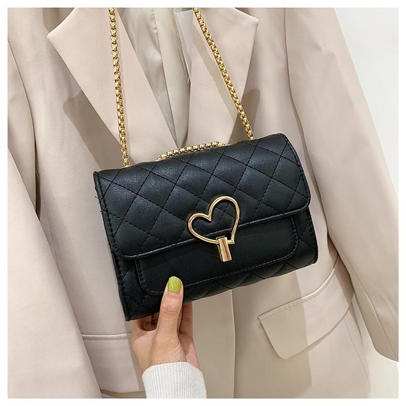 2021 New Arrival Women Luxury Crossbody Chain Flap Bag Small Diamond Messenger, Black
2021 New Arrival Women Luxury Crossbody Chain Flap Bag Small Diamond Messenger, Black
