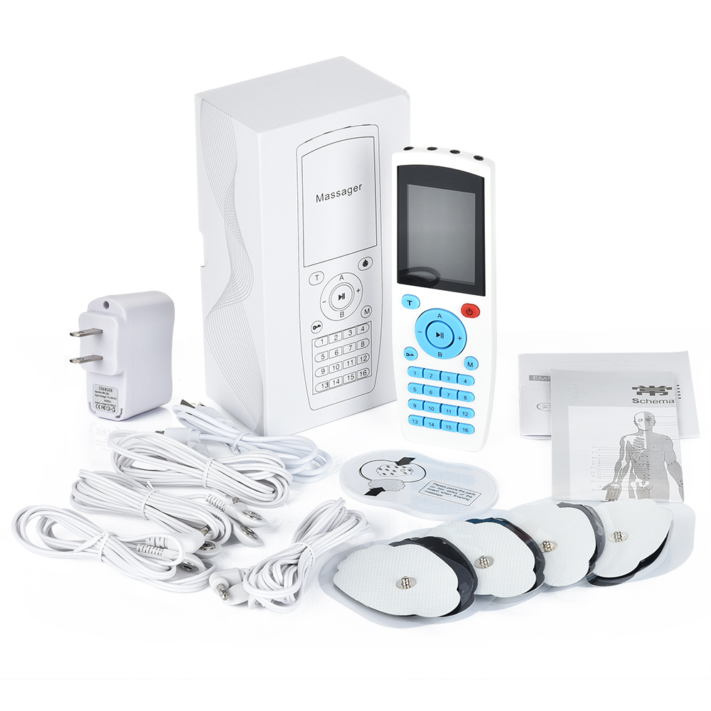 Rechargeable 16 Modes Dual Output Health Care Body Massager Digital Electric EMS Tens Unit Pulse Nerve Muscle Stimulator Therapy
Rechargeable 16 Modes Dual Output Health Care Body Massager Digital Electric EMS Tens Unit Pulse Nerve Muscle Stimulator Therapy
