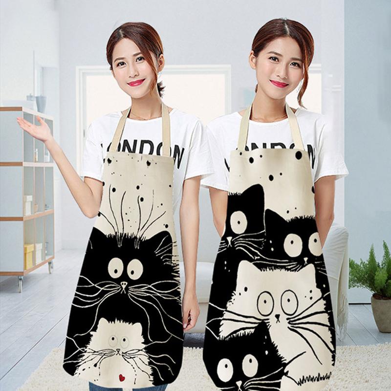 Kitchen Apron Cute Cartoon Cat Sleeveless Cotton Linen For Men And Women Household Cleaning Tools Aprons
Kitchen Apron Cute Cartoon Cat Sleeveless Cotton Linen For Men And Women Household Cleaning Tools Aprons