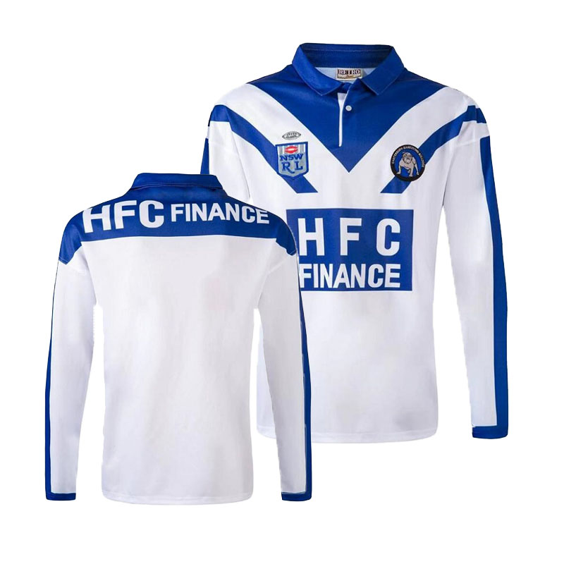 1985 Bulldogs Retro Home Away Rugby Jersey 1985 Retro Bulldogs Men's shirt Rugby shirts size S-5XL, Black
1985 Bulldogs Retro Home Away Rugby Jersey 1985 Retro Bulldogs Men's shirt Rugby shirts size S-5XL, Black