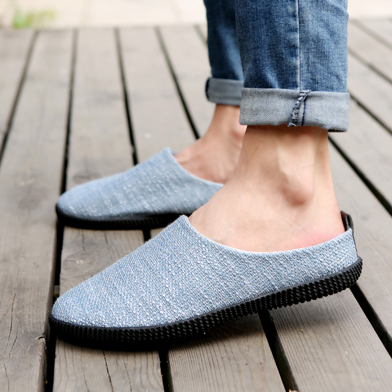 Slipper Slider for Men Women indoor shoes Moccasins Blue Black Beige Canvas Size37-45
Slipper Slider for Men Women indoor shoes Moccasins Blue Black Beige Canvas Size37-45