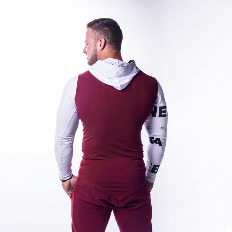 Men Fitness Hoodie Bodybuilding Workout Slim Fit Pullover Sweatshirt Gym Clothes Tops 201020