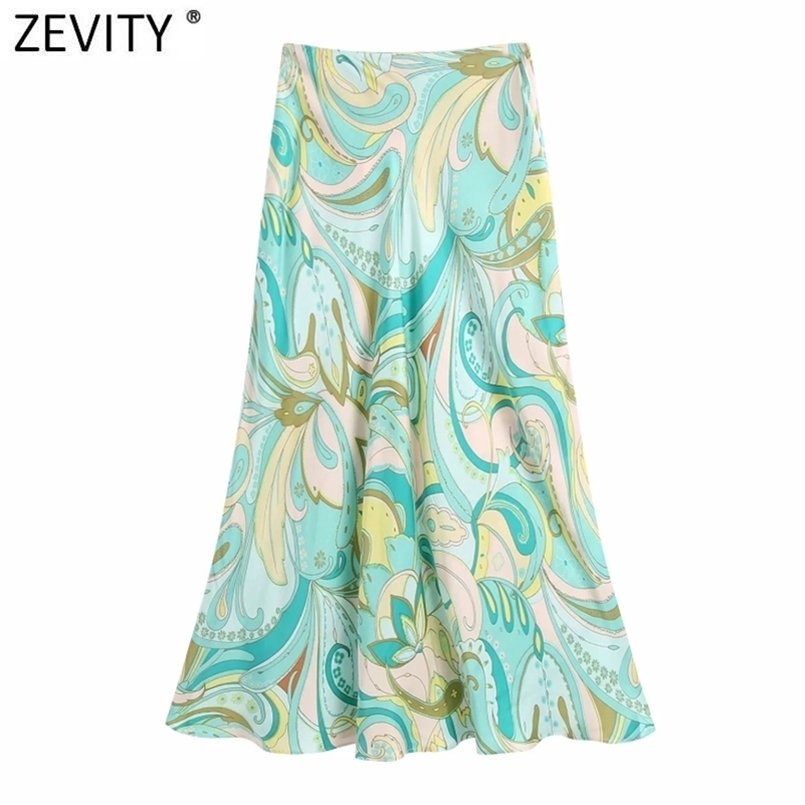 Zevity Women Vintage Totem Floral Print Casual A Line Skirt Faldas Mujer Female Back Zipper Chic Summer Midi Vestido QUN795 210702, Bb qun795
Zevity Women Vintage Totem Floral Print Casual A Line Skirt Faldas Mujer Female Back Zipper Chic Summer Midi Vestido QUN795 210702, Bb qun795