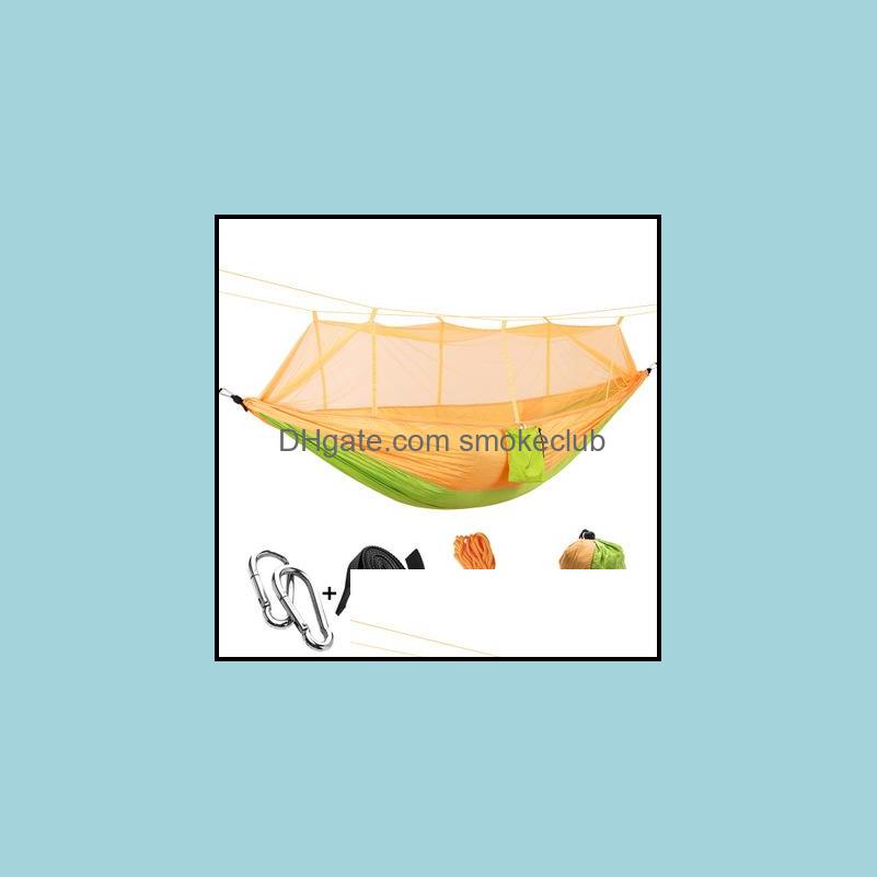 Hammocks Outdoor Furniture Home & Garden12 Colors Portable With Mosquito Net Single-Person Hammock Hanging Bed Folded Into The Pouch For Tra
Hammocks Outdoor Furniture Home & Garden12 Colors Portable With Mosquito Net Single-Person Hammock Hanging Bed Folded Into The Pouch For Tra