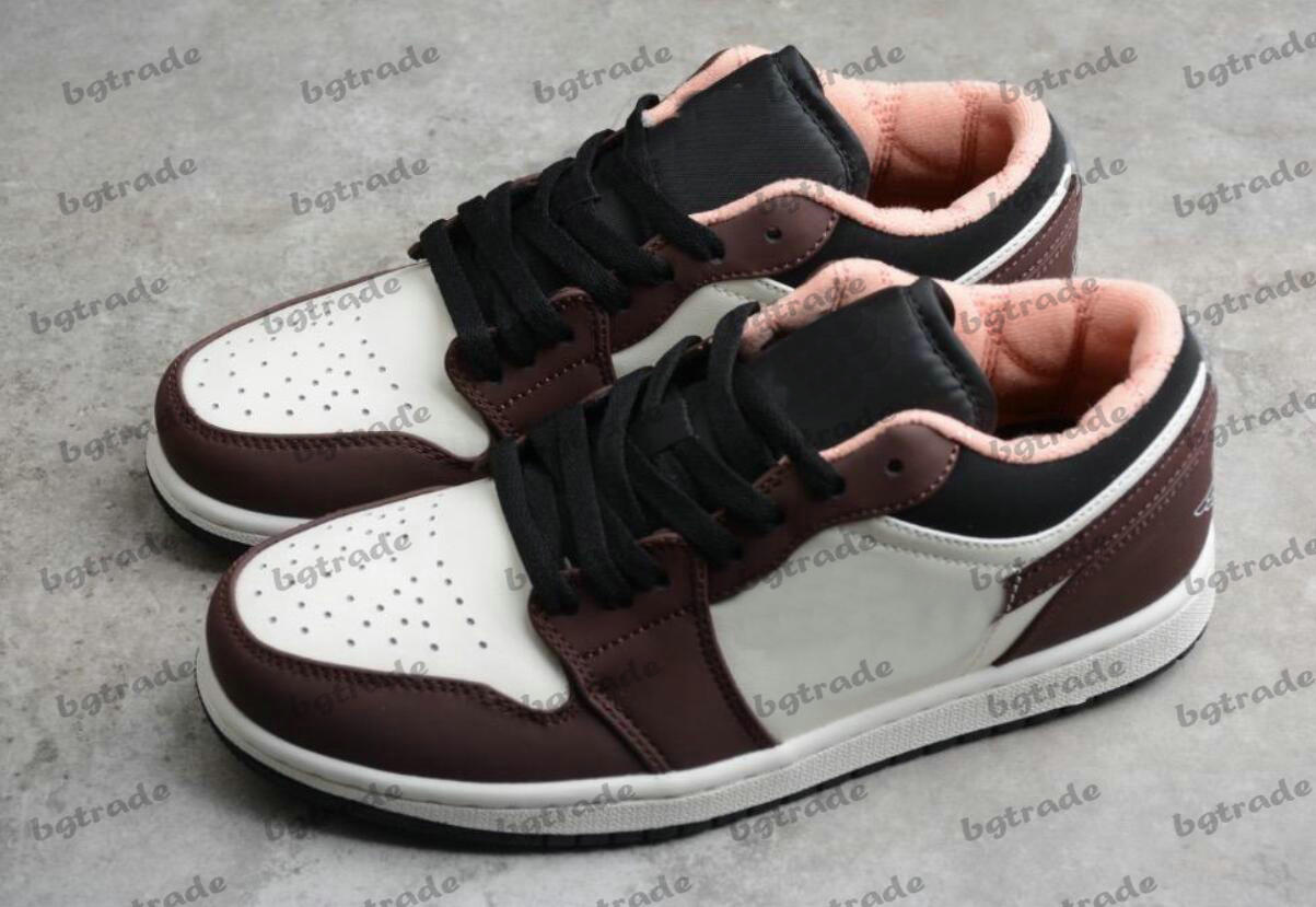 1 Low Mocha Brown Light Chocolate Basketball Shoes 1s Light Chocolate Pink Black Sail Crimson Bliss Trainer Sports Sneakers
1 Low Mocha Brown Light Chocolate Basketball Shoes 1s Light Chocolate Pink Black Sail Crimson Bliss Trainer Sports Sneakers