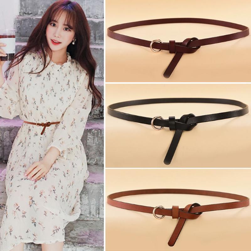 Belts 1 PC Women's Fine Round Buckle Waist Belt Genuine Leather Casual All-Match Sweater Dress Coat Solid Color Decoration, Black;brown
Belts 1 PC Women's Fine Round Buckle Waist Belt Genuine Leather Casual All-Match Sweater Dress Coat Solid Color Decoration, Black;brown