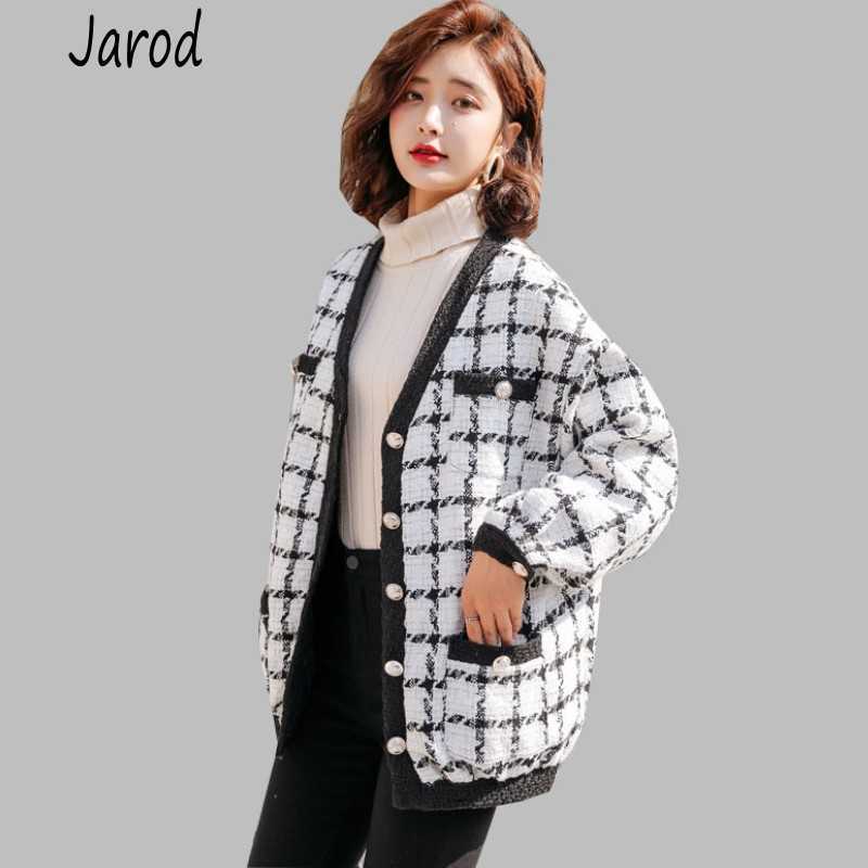 Autumn Winter single-breasted casual Coat Women fashion plaid Tweed jackets Coats Female Comfortable 210526, Picture color
Autumn Winter single-breasted casual Coat Women fashion plaid Tweed jackets Coats Female Comfortable 210526, Picture color