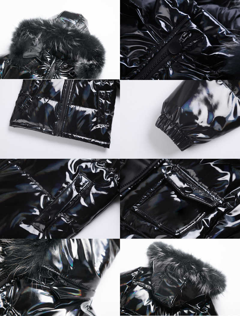 Fashion Winter Down Jacket For Boys Children's Clothing Thicken Outerwear Coats Real Fur Hooded Kids 1-16Y 210916