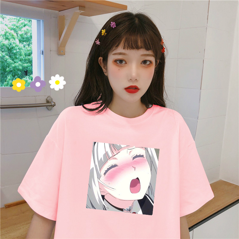 2021 New Harajuku Kawaii Cartoon Character Graphic T-shirts Women Will See Oversize Short Sleeve T-shirt Schoolgirl Streetwear Clothes 334z, White
2021 New Harajuku Kawaii Cartoon Character Graphic T-shirts Women Will See Oversize Short Sleeve T-shirt Schoolgirl Streetwear Clothes 334z, White