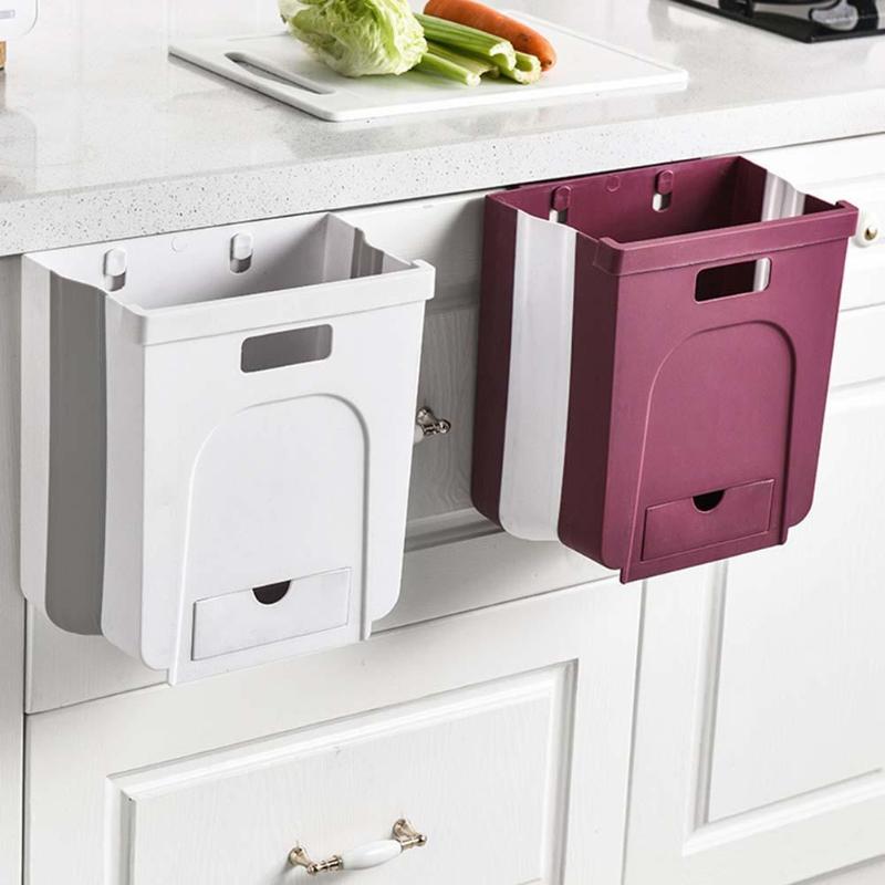 Waste Bins Kitchen Balcony Drawer Hanging Collapsible Garbage Bin Storage Cabinet Trash Can
Waste Bins Kitchen Balcony Drawer Hanging Collapsible Garbage Bin Storage Cabinet Trash Can