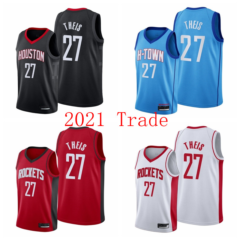 HoustonRocketsMen Basketball Daniel Theis 27 2021 Trade Blue Edition City Jersey, White;black
HoustonRocketsMen Basketball Daniel Theis 27 2021 Trade Blue Edition City Jersey, White;black