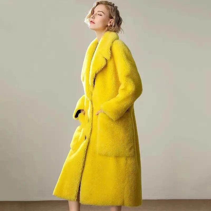 Women's Fur & Faux 2021 Women Winter Warm Coat Thick Long Turn Down Collar Casaco Feminino, Black
Women's Fur & Faux 2021 Women Winter Warm Coat Thick Long Turn Down Collar Casaco Feminino, Black