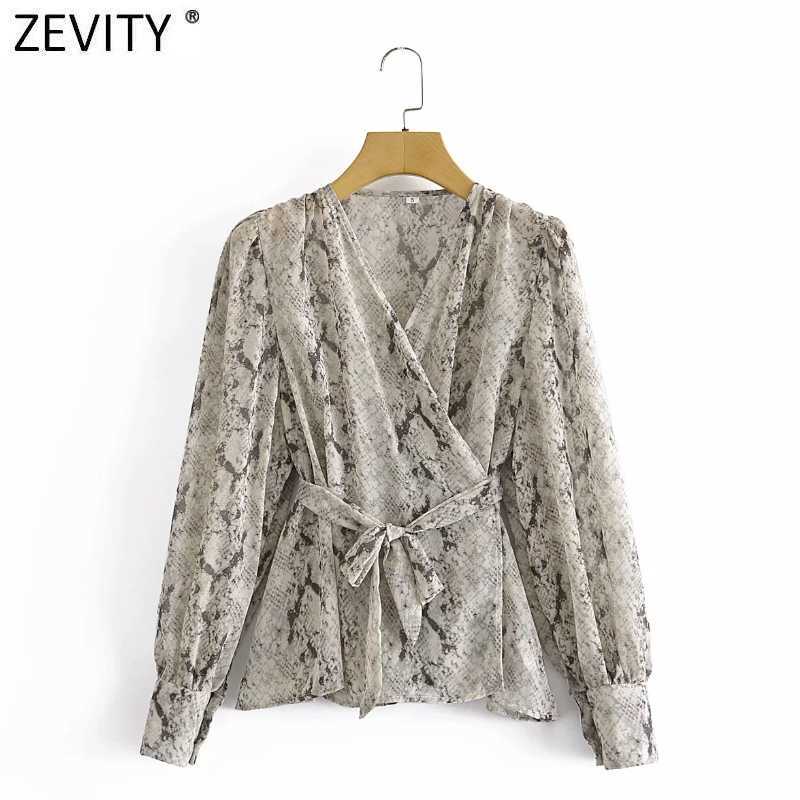 Zevity Women Vintage Cross V Neck Snake Skin Print Bow Sashes Shirt Female Puff Sleeve Kimono Blouse Chic Blusas Tops LS9272 210603, As pic ls9272aazz
Zevity Women Vintage Cross V Neck Snake Skin Print Bow Sashes Shirt Female Puff Sleeve Kimono Blouse Chic Blusas Tops LS9272 210603, As pic ls9272aazz