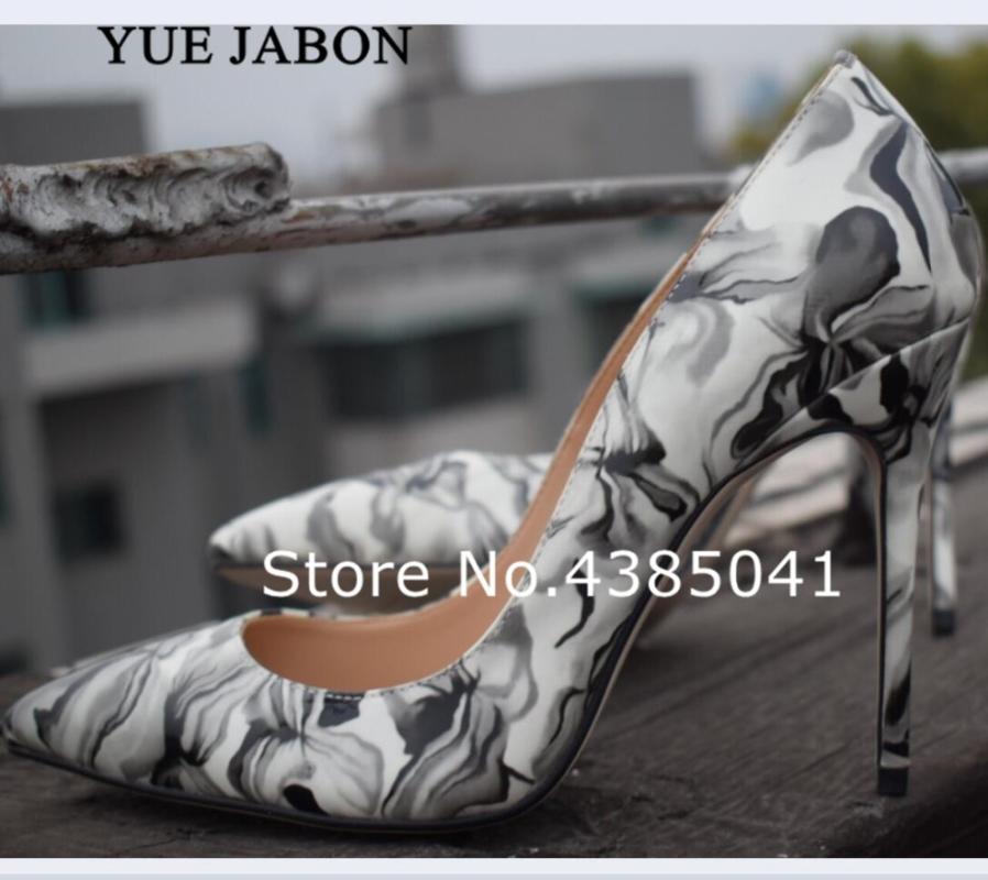 Floral Printed Sexy Pumps High Thin Heels Woman Shoes White Black Mixed Color Party Evening Wedding Shoes Pointed Toe Pu'm'ps, Picture 2
Floral Printed Sexy Pumps High Thin Heels Woman Shoes White Black Mixed Color Party Evening Wedding Shoes Pointed Toe Pu'm'ps, Picture 2