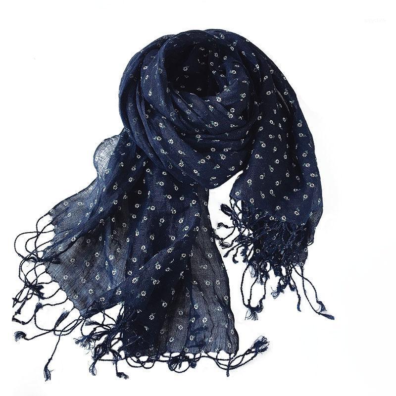 Scarves Spring And Autumn Navy Small Floral Scarf Thin Print Shawl Japanese Pure Linen Women Summer Shade
Scarves Spring And Autumn Navy Small Floral Scarf Thin Print Shawl Japanese Pure Linen Women Summer Shade