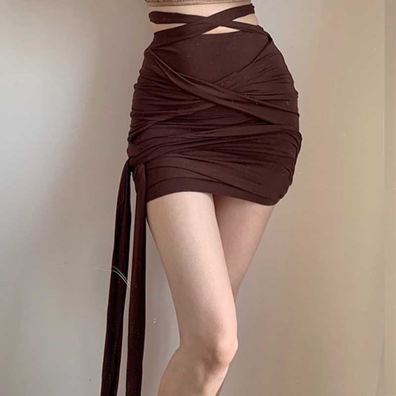 ins European and American fashion design half-length skirt female cross strap sexy high-waisted solid color hip mini 210604, Brown
ins European and American fashion design half-length skirt female cross strap sexy high-waisted solid color hip mini 210604, Brown