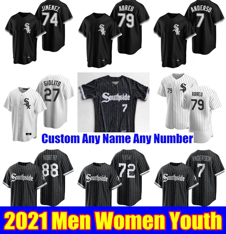 Chicago Tim Anderson 2021 City Connect White Sox Baseball Jerseys Yoan Moncada Jose Abreu Yermin Mercedes Nick Madrigal Eloy Jimenez Men Women youth, As shown in illustration
Chicago Tim Anderson 2021 City Connect White Sox Baseball Jerseys Yoan Moncada Jose Abreu Yermin Mercedes Nick Madrigal Eloy Jimenez Men Women youth, As shown in illustration
