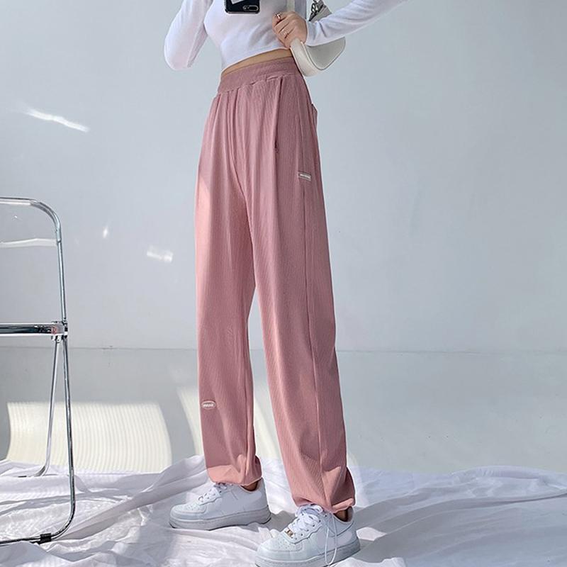 Women' Pants & Capris Sports Casual Solid Sweatpants Woman All-match High Waist Loose Long Trousers Ladies Fashion Summer Pocket Breathable, Black
Women' Pants & Capris Sports Casual Solid Sweatpants Woman All-match High Waist Loose Long Trousers Ladies Fashion Summer Pocket Breathable, Black