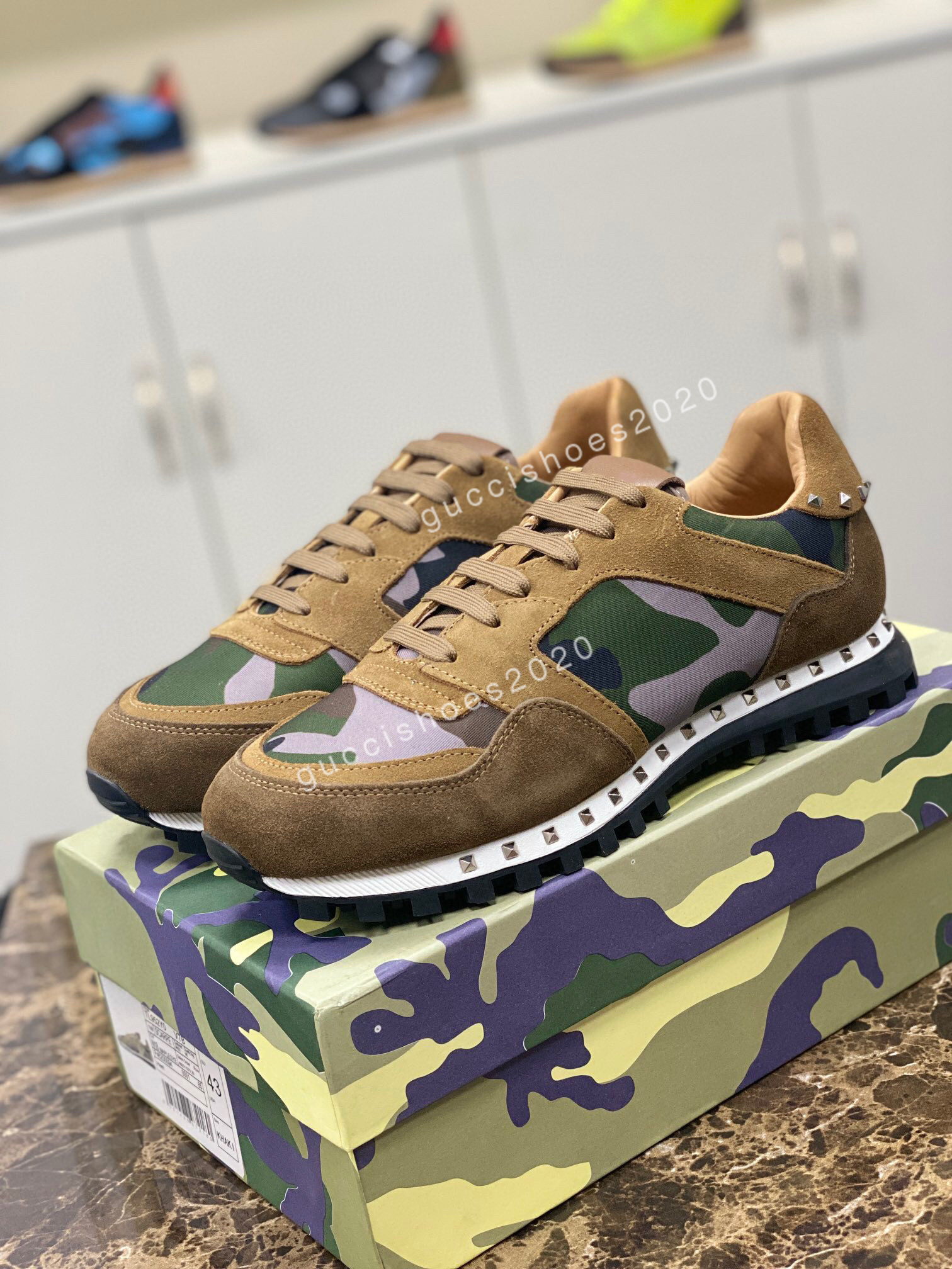 2022 New shoes Fashion Stud Camouflage Sneakers Footwear Men,Women Flats runner Trainers Casual size38-45, 01
2022 New shoes Fashion Stud Camouflage Sneakers Footwear Men,Women Flats runner Trainers Casual size38-45, 01