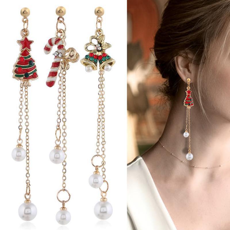 Dangle & Chandelier 3pcs Christmas Earrings Bell Tree Sled Jewelry Stud Earring For Women Girl Creative Party Accessories
Dangle & Chandelier 3pcs Christmas Earrings Bell Tree Sled Jewelry Stud Earring For Women Girl Creative Party Accessories