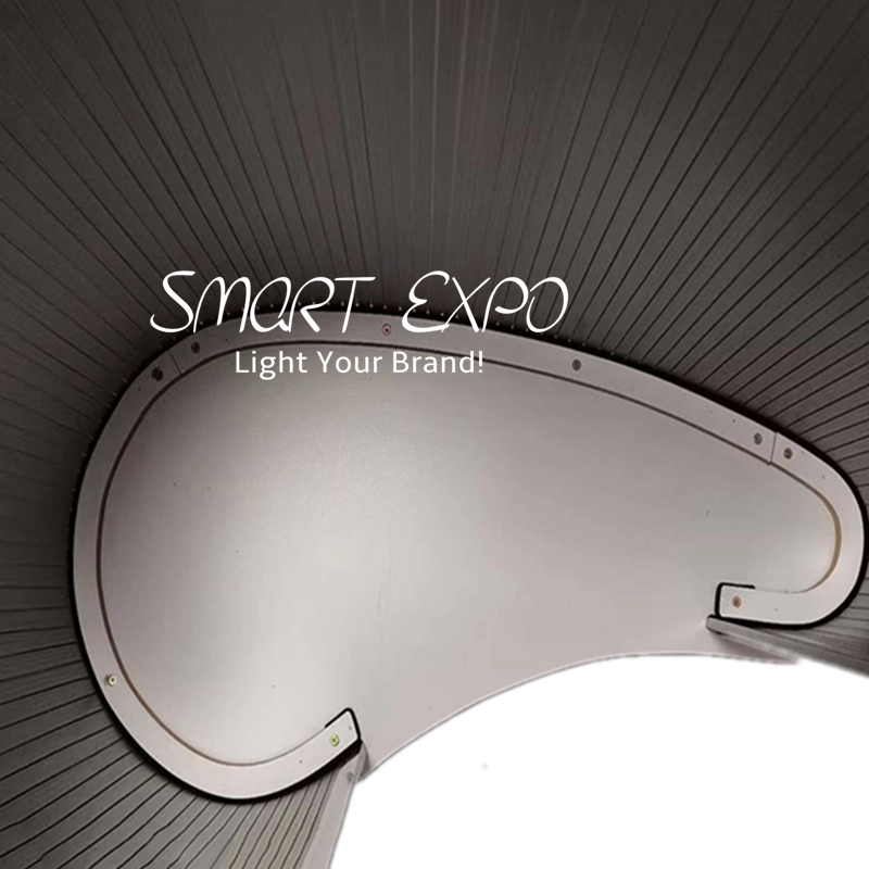Pop Up Booth Counter Advertising Display Outdoor Promotion Table Teardrop Shape with Custom Graphic Printing