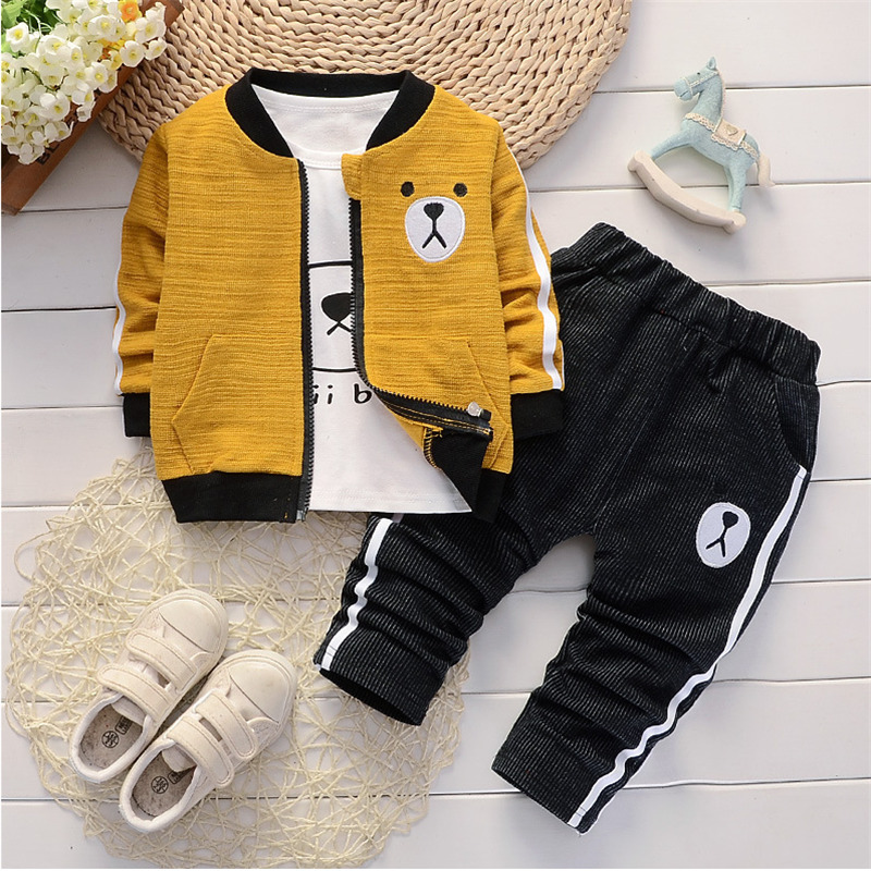 Baby Boy Fashion Clothing Set Kid Tie Suits High Quality Autumn Spring Children Tracksuit For Kids Wedding Party Outfits 220212