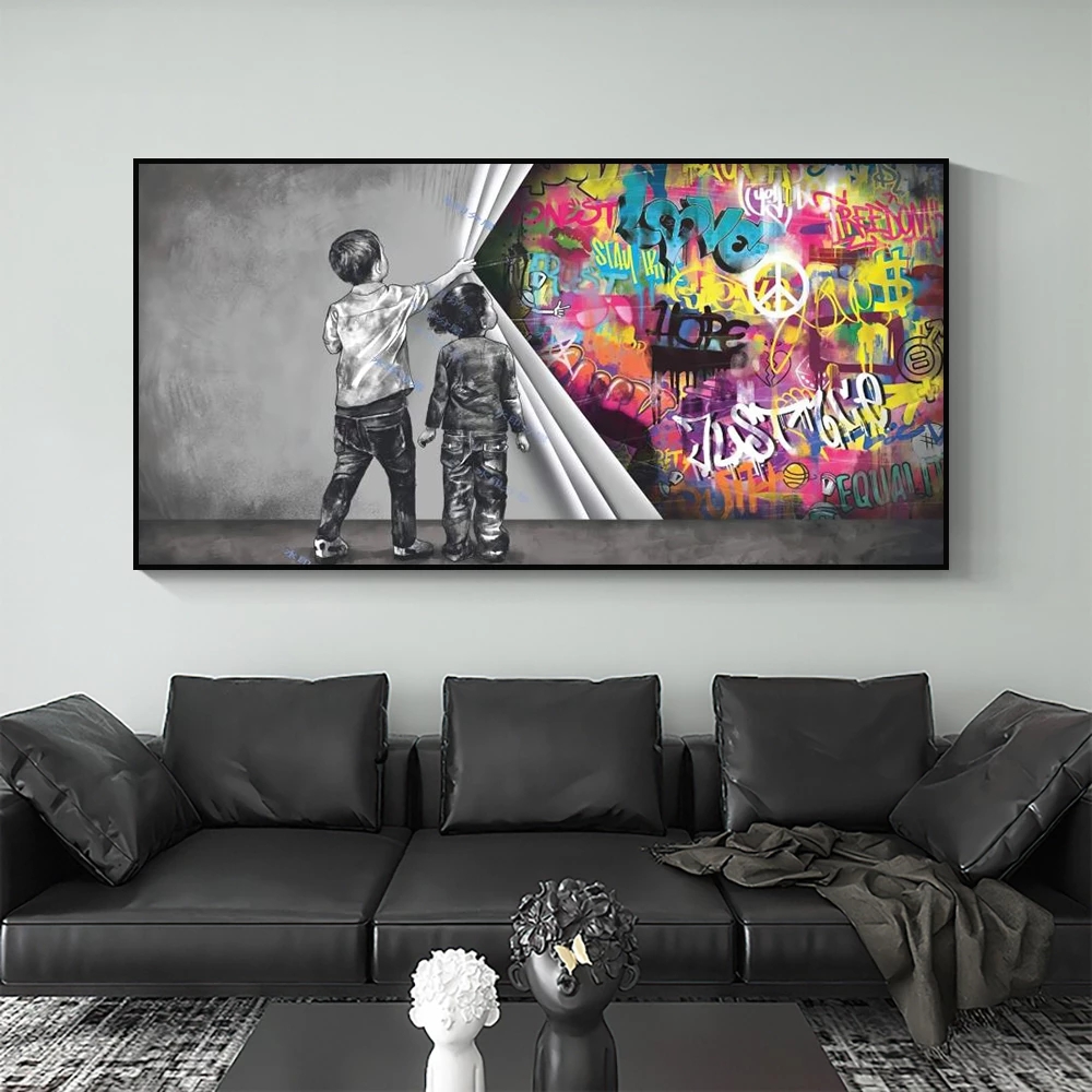 Children Graffiti Fist Handcuffs Decorative Painting Wall Art Picture and Living Room Canvas Painting for Modern Home Decoration
Children Graffiti Fist Handcuffs Decorative Painting Wall Art Picture and Living Room Canvas Painting for Modern Home Decoration