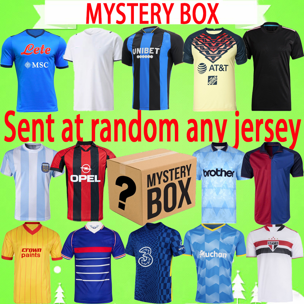 MYSTERY BOXES 2022 world cup soccer jerseys national team 22 23 blind box Toys Gifts 2023 football shirt birthday present retro Uniform vintage Sent at random lover, Any jersey
MYSTERY BOXES 2022 world cup soccer jerseys national team 22 23 blind box Toys Gifts 2023 football shirt birthday present retro Uniform vintage Sent at random lover, Any jersey