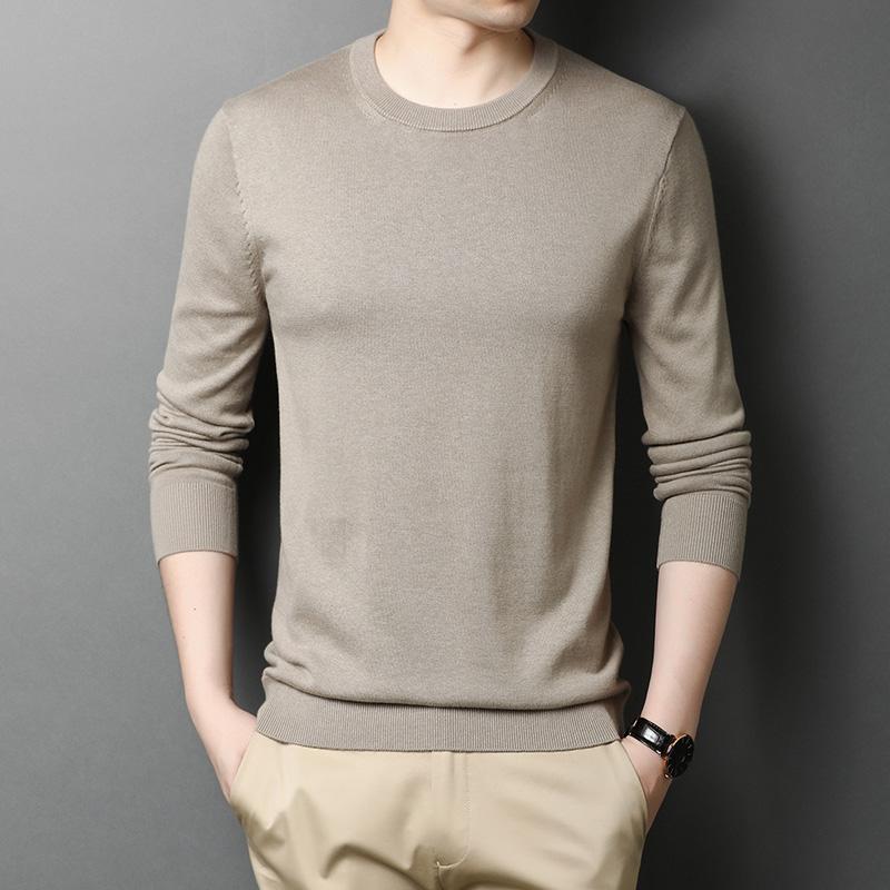 Men's Sweaters 2021 Spring Autumn Round Neck Sweater Men Solid Color Knitwear Long Sleeve Zde2765, White;black
Men's Sweaters 2021 Spring Autumn Round Neck Sweater Men Solid Color Knitwear Long Sleeve Zde2765, White;black