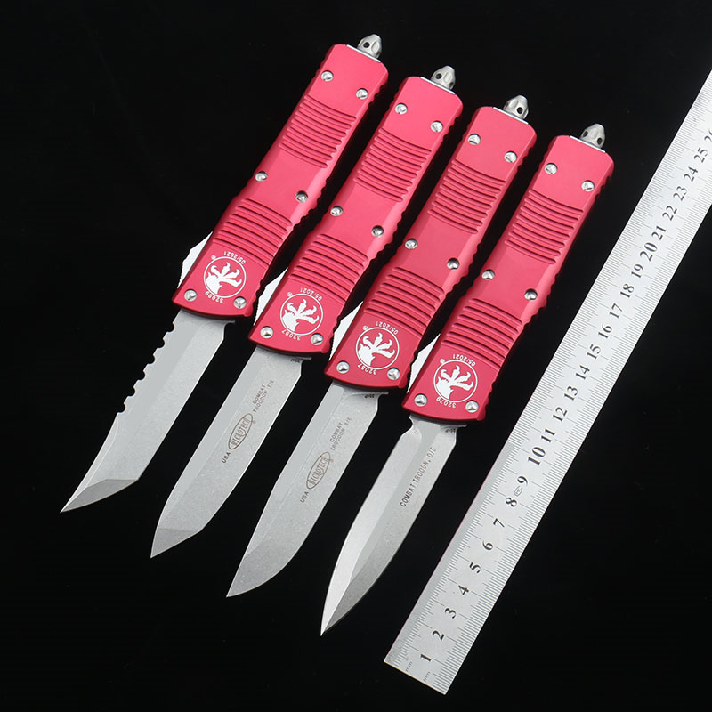 Microtech COMBAT TROODN tactical automatic knife D2 steel blade Anodizing 6061-T6 aluminum alloy handle Outdoor camping to survive knives EDC tool
Microtech COMBAT TROODN tactical automatic knife D2 steel blade Anodizing 6061-T6 aluminum alloy handle Outdoor camping to survive knives EDC tool