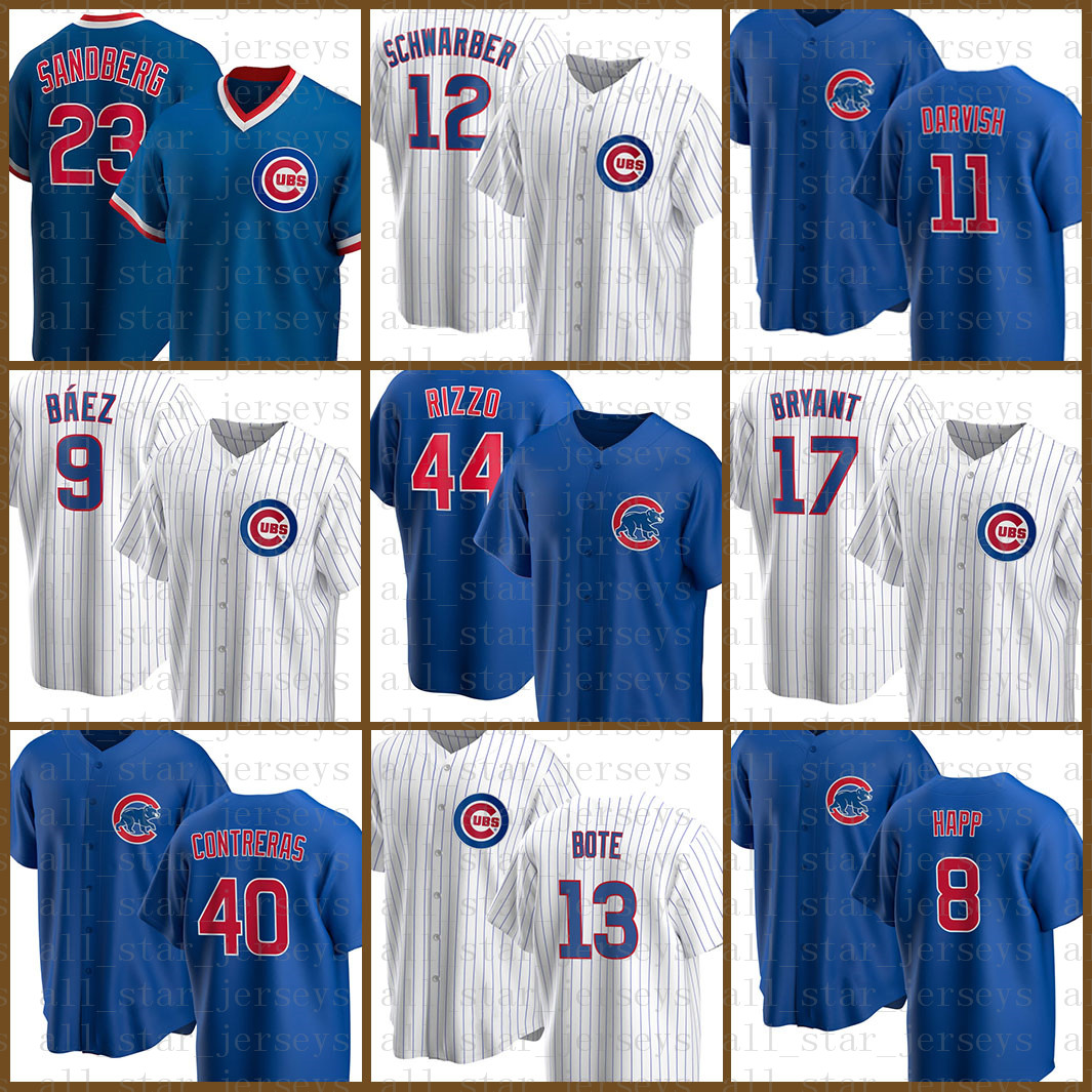 44 Anthony Rizzo Chicago Custom Cubs Baseball Jersey 9 Javier Baez 17 Kris Bryant 23 Ryne Sandberg 40 Willson Contreras 11 Yu Darvish Brown, Blue;black
44 Anthony Rizzo Chicago Custom Cubs Baseball Jersey 9 Javier Baez 17 Kris Bryant 23 Ryne Sandberg 40 Willson Contreras 11 Yu Darvish Brown, Blue;black