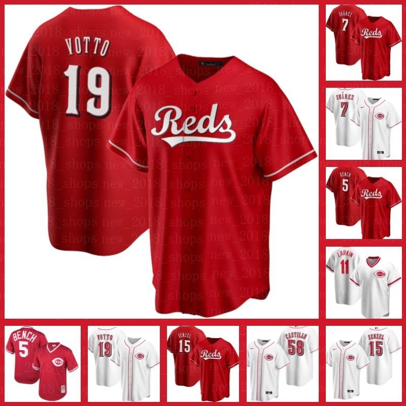 Cincinnati Reds Jerseys 19 Joey Votto 7 Eugenio Suarez 11 Barry Larkin 5 Johnny Bench 38 Jose Garcia Baseball 2 Nick Castellanos Senzel, Blue;black
Cincinnati Reds Jerseys 19 Joey Votto 7 Eugenio Suarez 11 Barry Larkin 5 Johnny Bench 38 Jose Garcia Baseball 2 Nick Castellanos Senzel, Blue;black