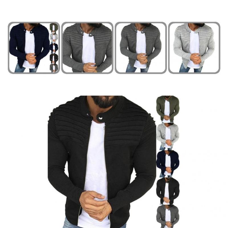 Men's Jackets Stylish Men Coat Long Sleeve Stand Collar Cardigan Spring Jacket, Army green
Men's Jackets Stylish Men Coat Long Sleeve Stand Collar Cardigan Spring Jacket, Army green