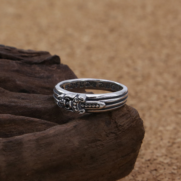 925 sterling silver handmade sword band rings American European designer vintage antique silver punk gothic Luxury jewelry gifts for men and women
925 sterling silver handmade sword band rings American European designer vintage antique silver punk gothic Luxury jewelry gifts for men and women