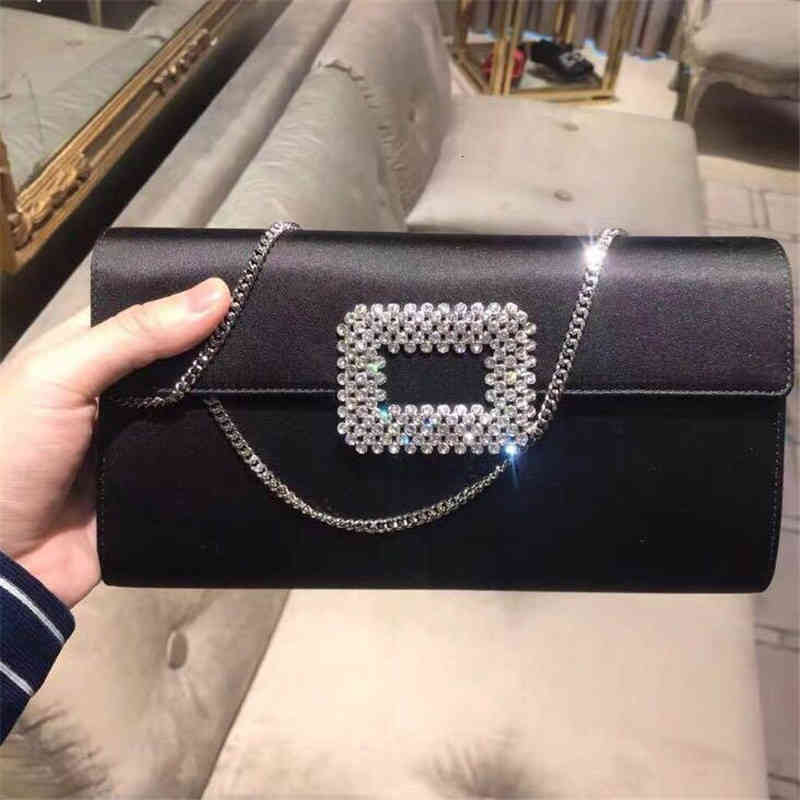 Evening Bags women's diamond studded square buckle silk and satin celebrity temperament Chain Handbag bride wedding banquet fashion, 1# shoe box
Evening Bags women's diamond studded square buckle silk and satin celebrity temperament Chain Handbag bride wedding banquet fashion, 1# shoe box