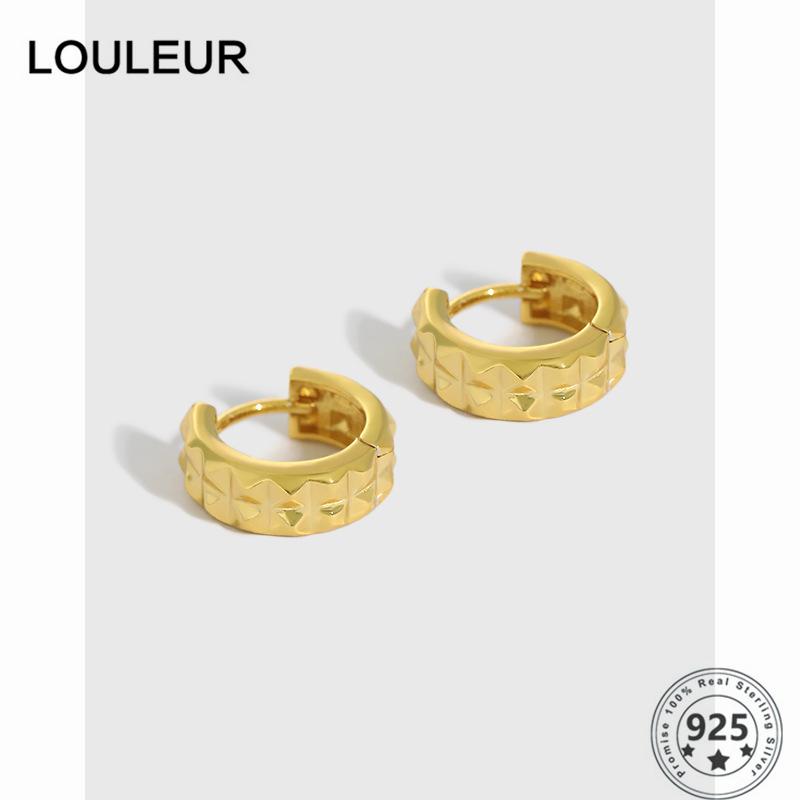 Hoop & Huggie LouLeur Design 925 Sterling Silver EarringGlossy Gear French Style Earrings 2021 Trend For Women Wedding/Engagement Fine Jewel
Hoop & Huggie LouLeur Design 925 Sterling Silver EarringGlossy Gear French Style Earrings 2021 Trend For Women Wedding/Engagement Fine Jewel