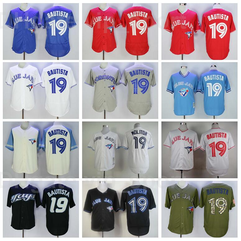 Retire Baseball 19 Jose Bautista Vintage Jersey 1993 2008 Retro All Stitched Cool Base Pullover Flexbase White Grey Blue Red Black Team, Blue;black
Retire Baseball 19 Jose Bautista Vintage Jersey 1993 2008 Retro All Stitched Cool Base Pullover Flexbase White Grey Blue Red Black Team, Blue;black