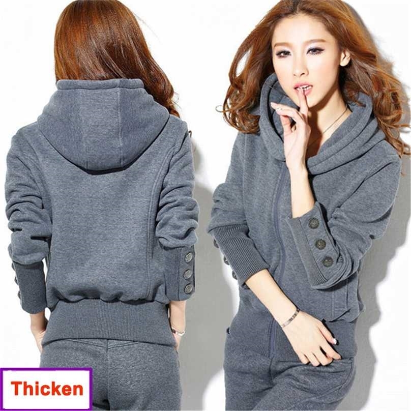 Women two piece set Tracksuit Sports Long Sleeve Sweatshirts Joggers Suits Running Set Workout Gym Spring Sportswear 211106, Gray
Women two piece set Tracksuit Sports Long Sleeve Sweatshirts Joggers Suits Running Set Workout Gym Spring Sportswear 211106, Gray