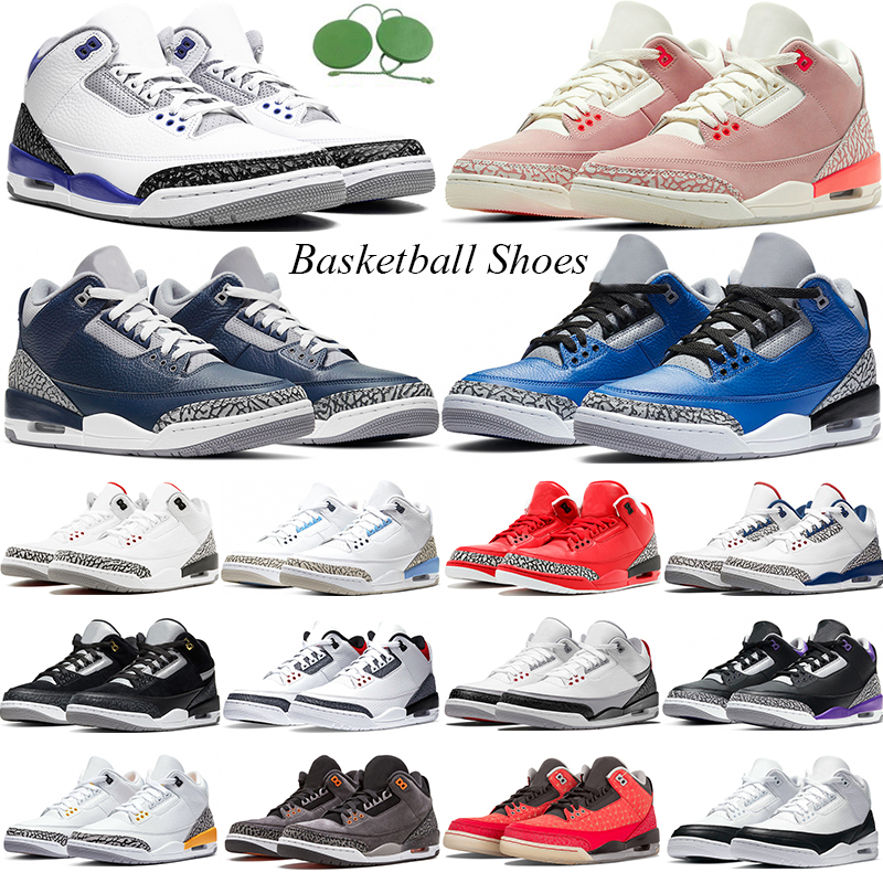 2023 Top High Shoes 3 3s pine green Racer Blue basketball shoes Varsity Royal Michigan UNC Rust Pink Black White Cement, True blue
2023 Top High Shoes 3 3s pine green Racer Blue basketball shoes Varsity Royal Michigan UNC Rust Pink Black White Cement, True blue