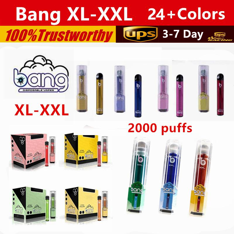Full range puff bar Bang XL XXL disposable vape Starter Kit Bars Stick Vapor Device Factory direct sales quality assurance fast delivery
Full range puff bar Bang XL XXL disposable vape Starter Kit Bars Stick Vapor Device Factory direct sales quality assurance fast delivery