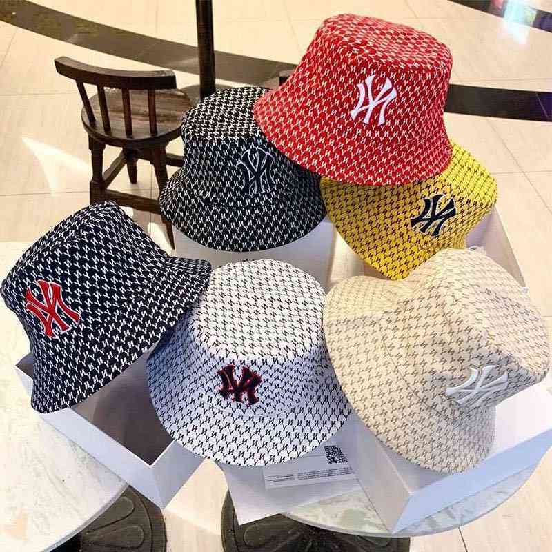 Double sided Fisherman Hat Women's over printed letters embroidered men's and women's MLB net sun shading leisure outdoor sports basin hat11, Red 
Double sided Fisherman Hat Women's over printed letters embroidered men's and women's MLB net sun shading leisure outdoor sports basin hat11, Red