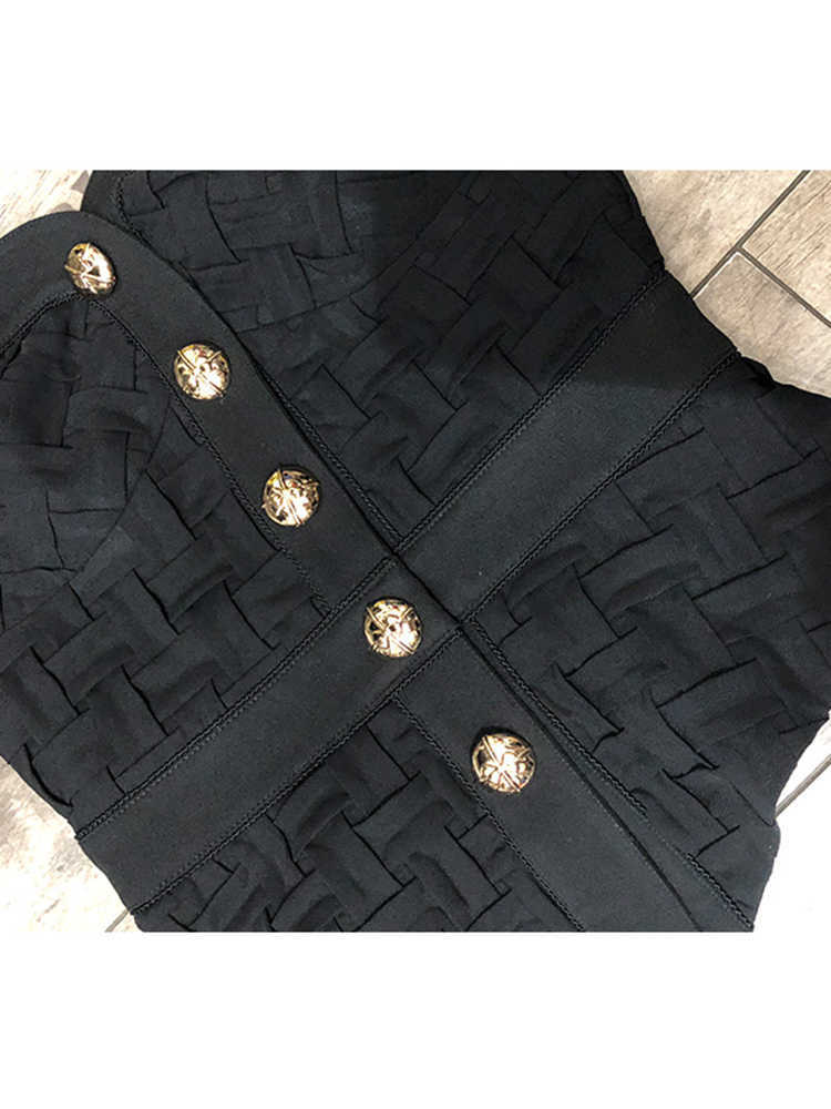 Sexy Leaky Shoulder Braided Single Breasted Tube Top Sling Ladies Autumn Style Personality All-match Top 210625