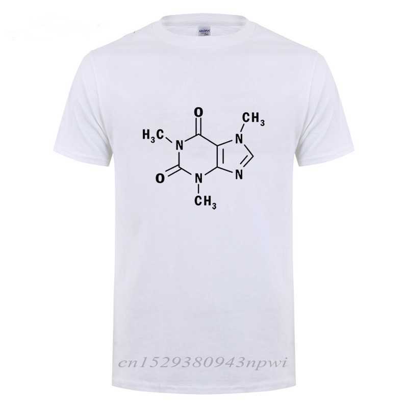 The Sheldon Caffeine Molecular Formula Science Chemistry T-shirt Men Summer Short Sleeve Cotton T Shirt 210629
