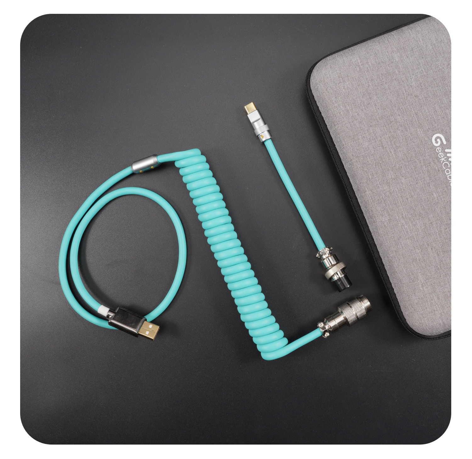 Geekcable Customized DIY Mechanical Keyboard Cable Super Elastic Series Entry Modle Multiple Colorway 6mm Thickness