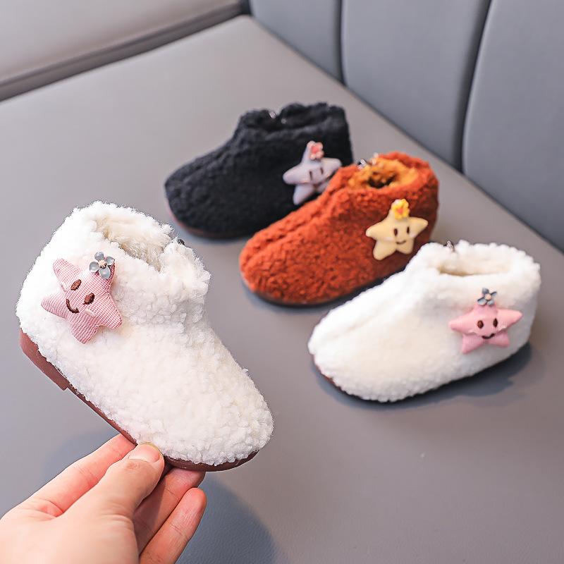 Boots 2021 Autumn Winter Baby Girls Infant Toddler Shoes Soft Bottom Non-slip Warm Plush Children Home Kids Cotton, Black;grey
Boots 2021 Autumn Winter Baby Girls Infant Toddler Shoes Soft Bottom Non-slip Warm Plush Children Home Kids Cotton, Black;grey